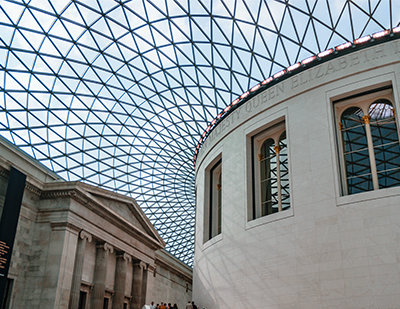 Interior shot of the British Museum